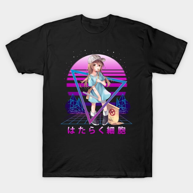 Graphic Platelet Fantasy Japanes Anime T-Shirt by QuickMart